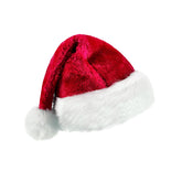Christmas Hat Santa Hat Red Velvet Classic Hat Christmas New Year Party Hat(4 pieces)